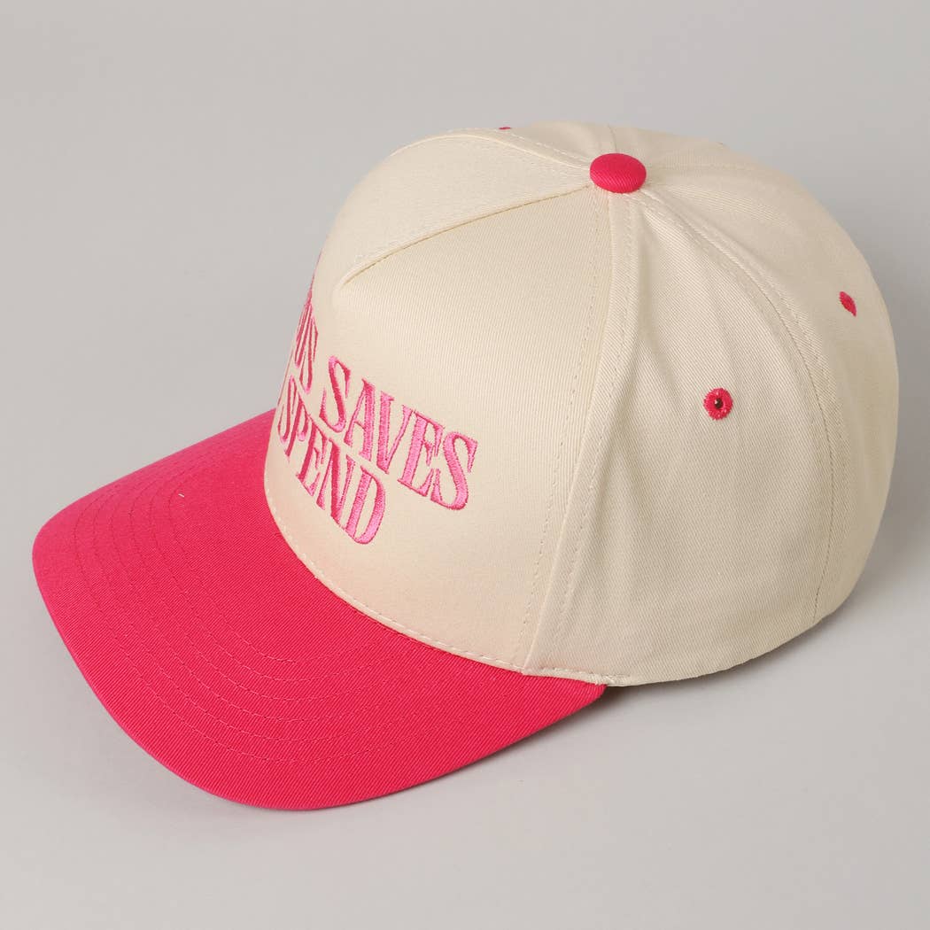 JESUS SAVES I SPEND Embroidered Trucker Hat