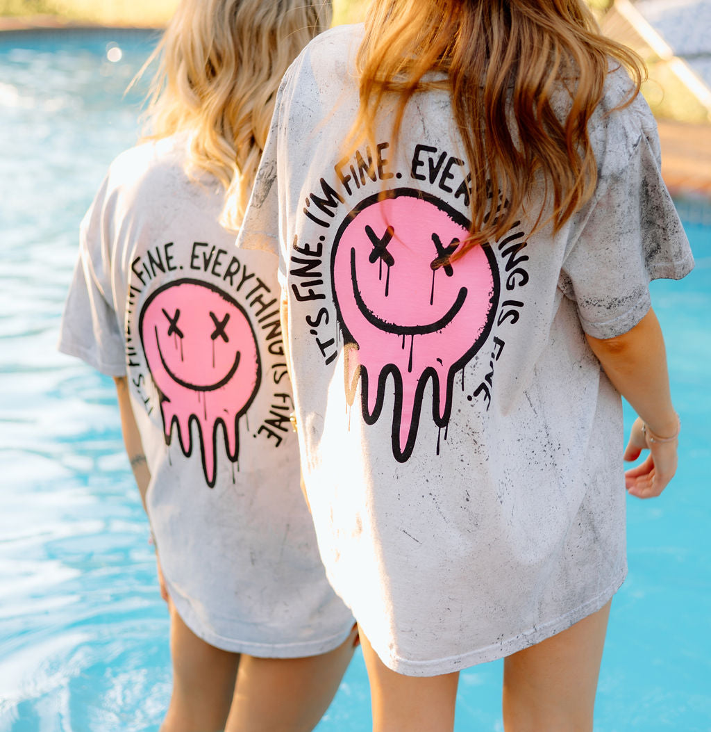 It's Fine Smiley Graphic