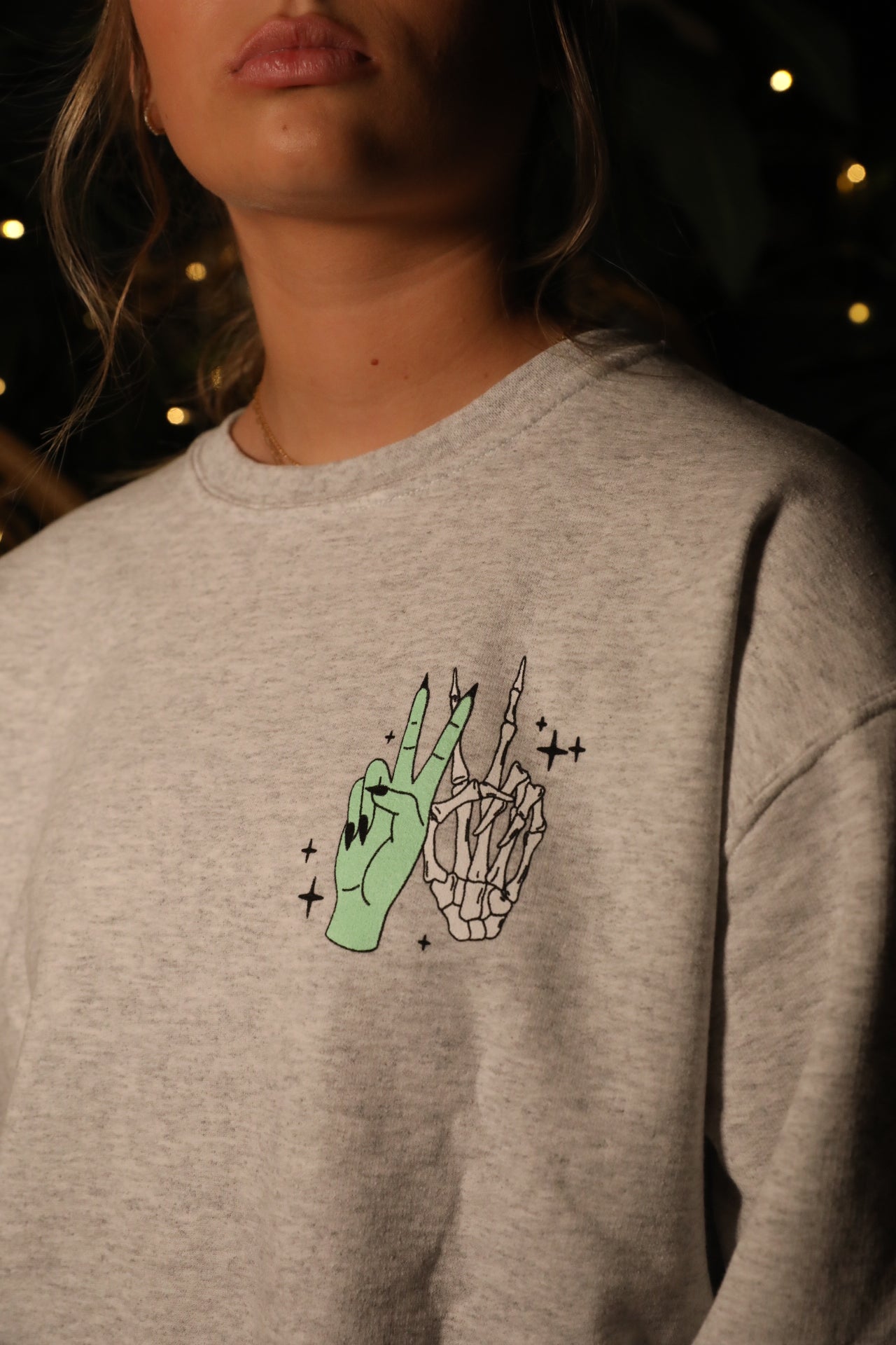 Vibin' with My Demons Graphic Sweatshirt