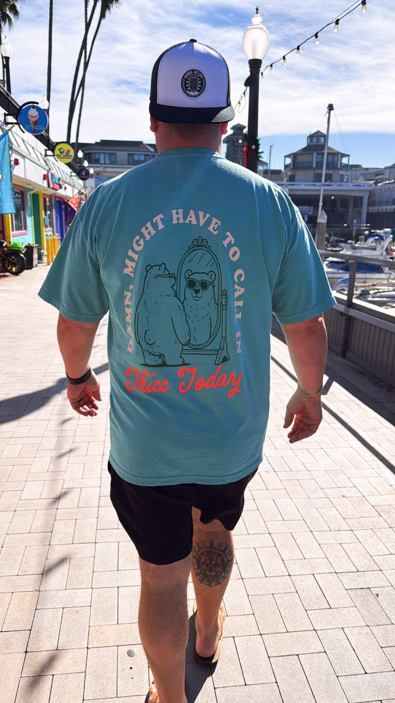 Calling in Thicc Graphic Tee