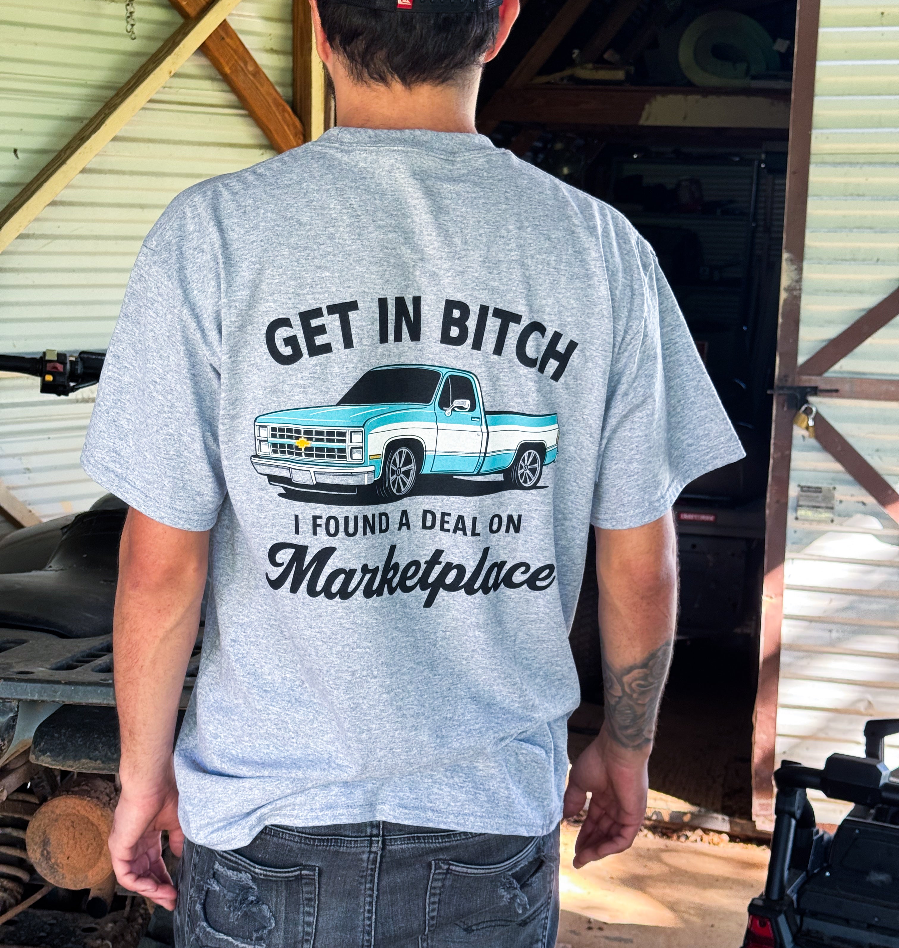 Get In B*tch, I found a deal on Marketplace - Blue Chevy