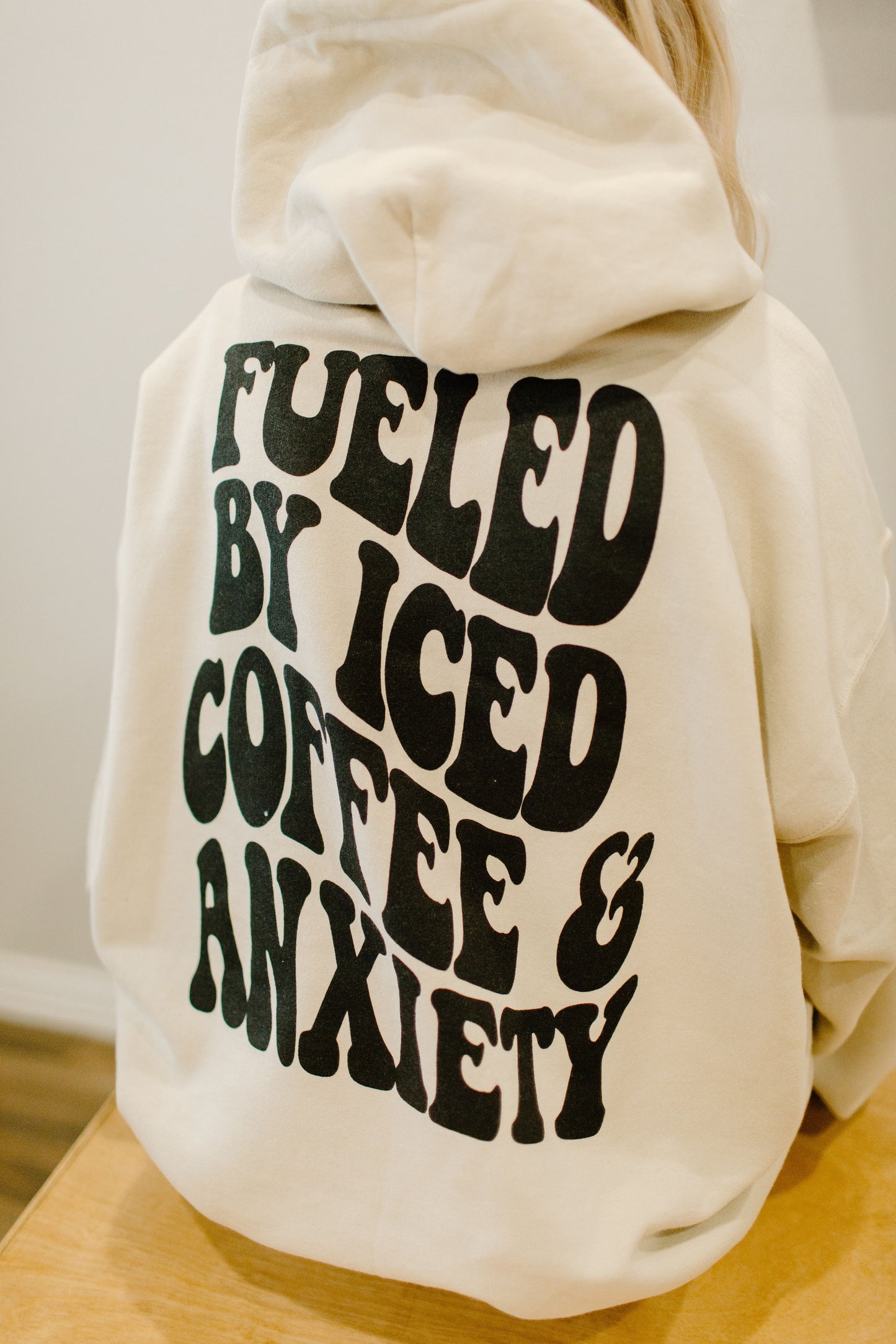 Fueled by iced coffee and anxiety Graphic Tee