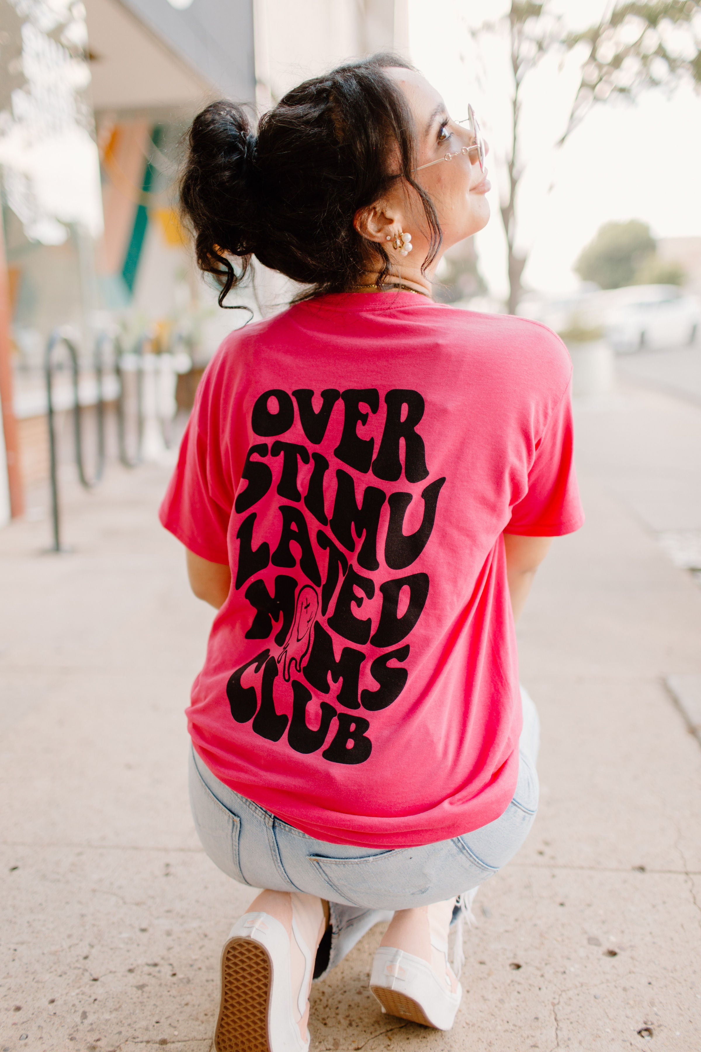 Overstimulated Moms Club Graphic Tee