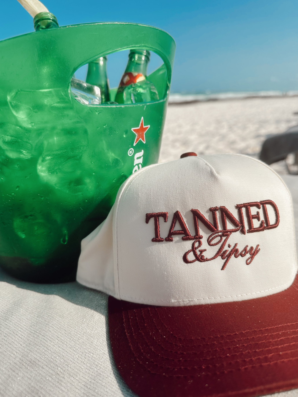 Tanned & Tipsy - Wine Vintage Trucker Hat