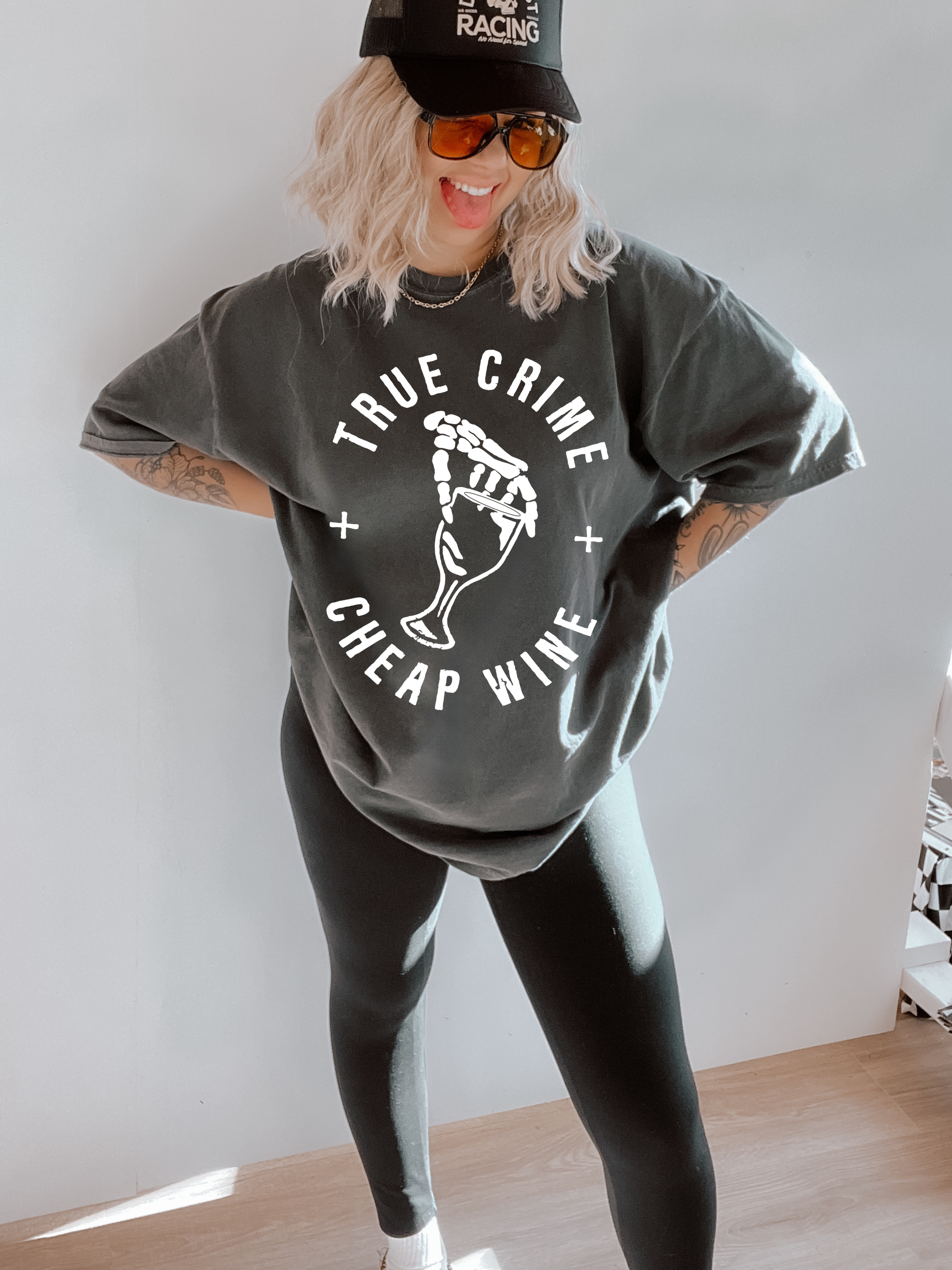 True Crime + Cheap Wine Graphic Tee