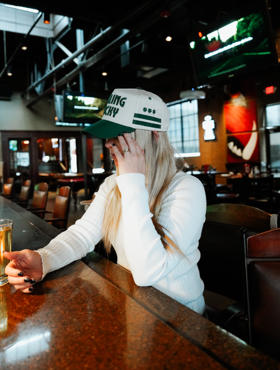 Feeling Lucky -  Green Vintage Trucker Hat