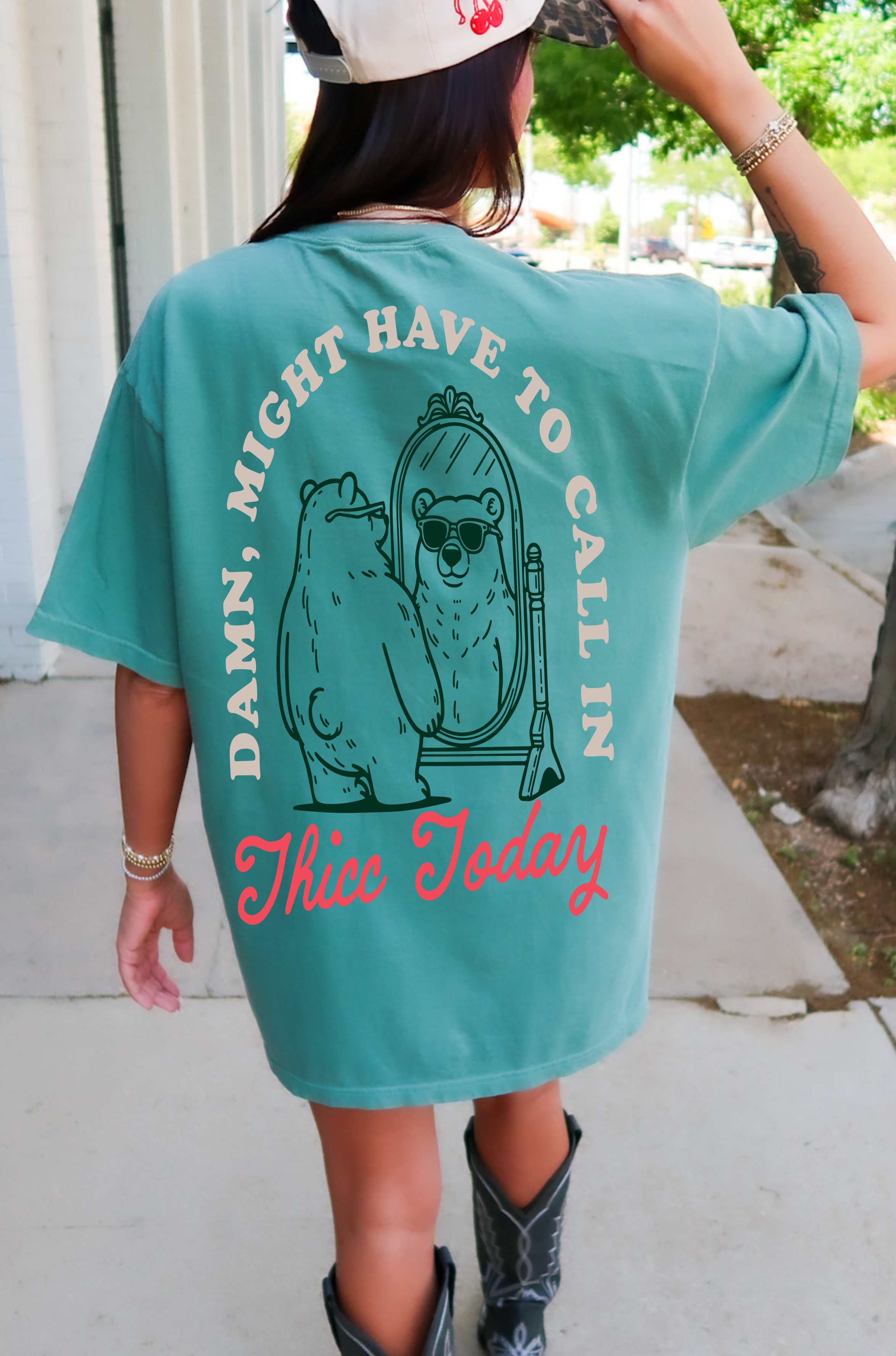 Calling in Thicc Graphic Tee